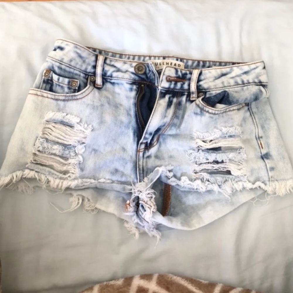 Bullhead denim high waisted shorts